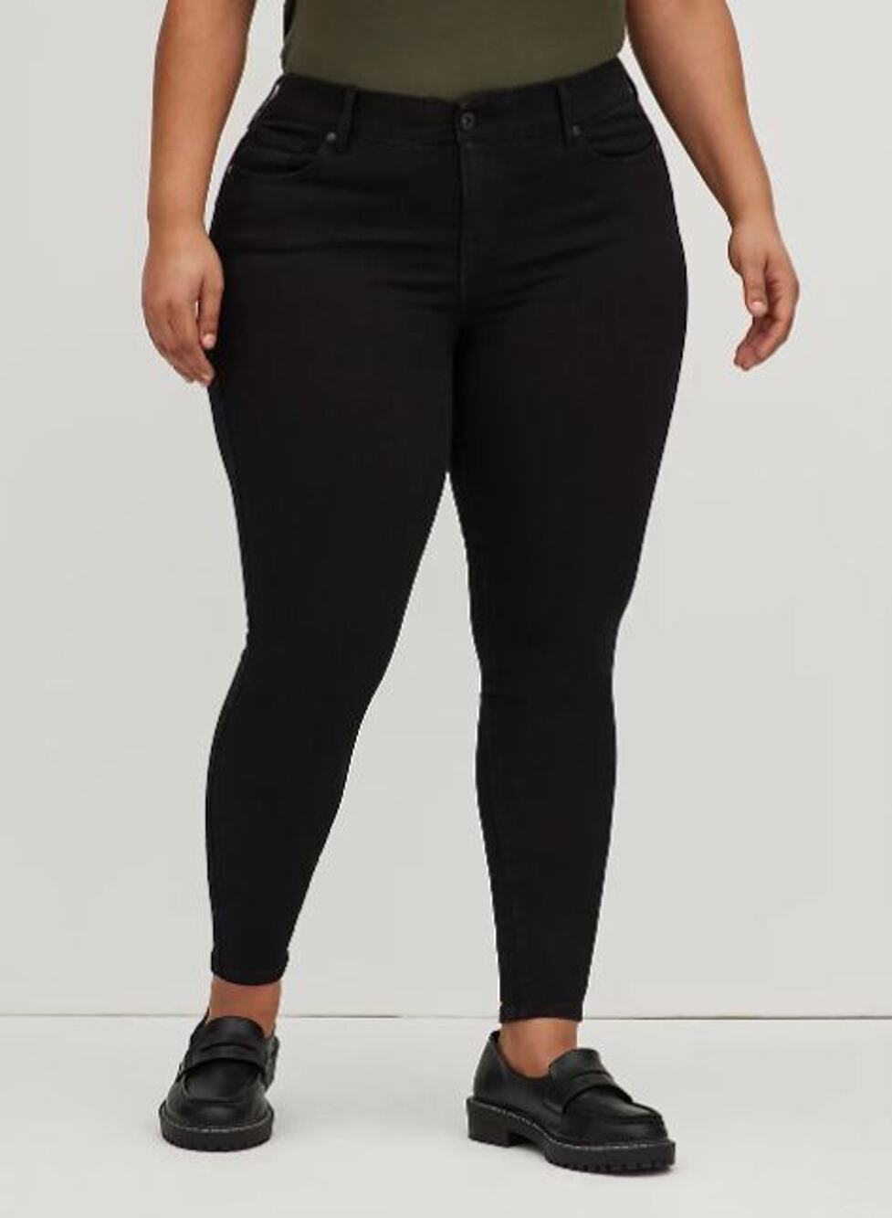 Torrid Womens Bombshell Skinny Jeans Sz 26R Classic Minimalist High Rise Stretch
